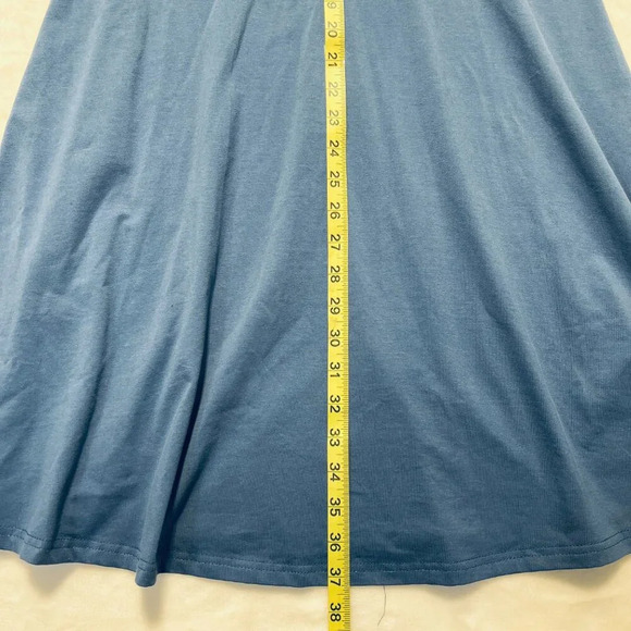 STYLEWORD Swing Tank Midi Dress Blue Medium NWT - Picture 5 of 7